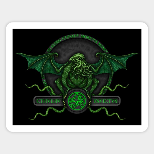 Cthulhu Invictus - Azhmodai 2020 Sticker by azhmodai